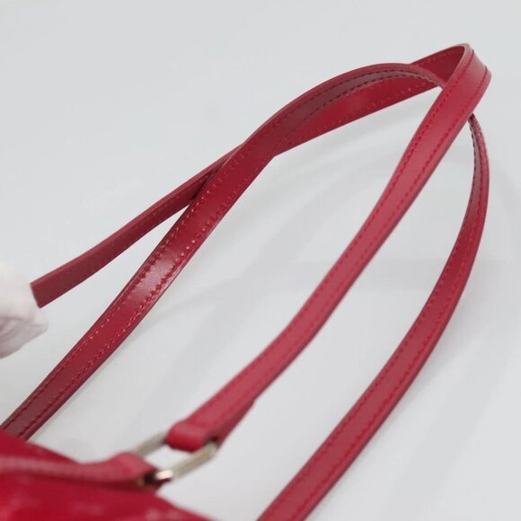 LOUIS VUITTON Monogram Satin Little Papillon Hand Bag Pink M92353 LV Auth - Picture 9 of 16